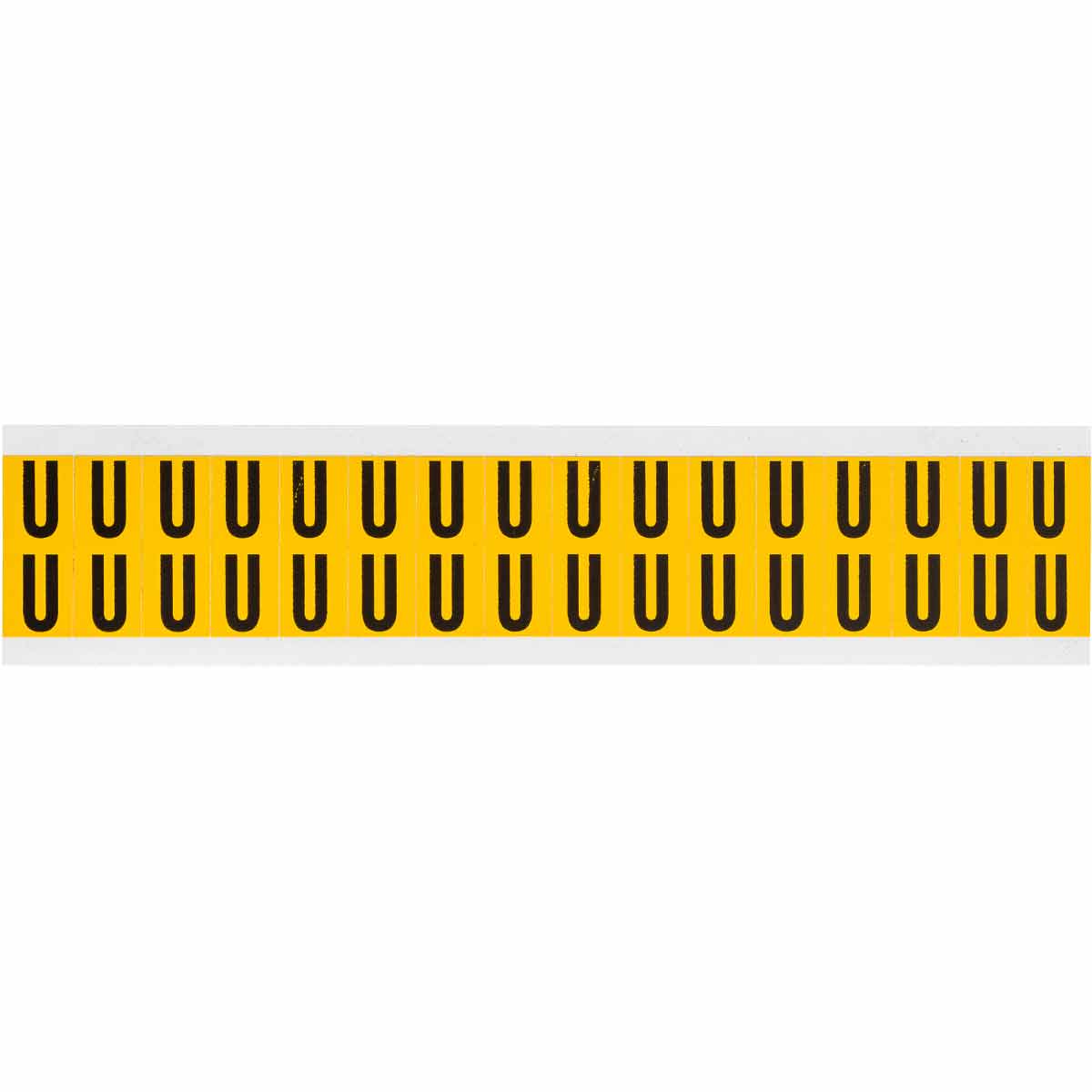 Brady 1520-U Identical numbers and letters on one card for indoor and outdoor use 044030