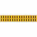 Brady 1520-X Identical numbers and letters on one card for indoor and outdoor use 044033