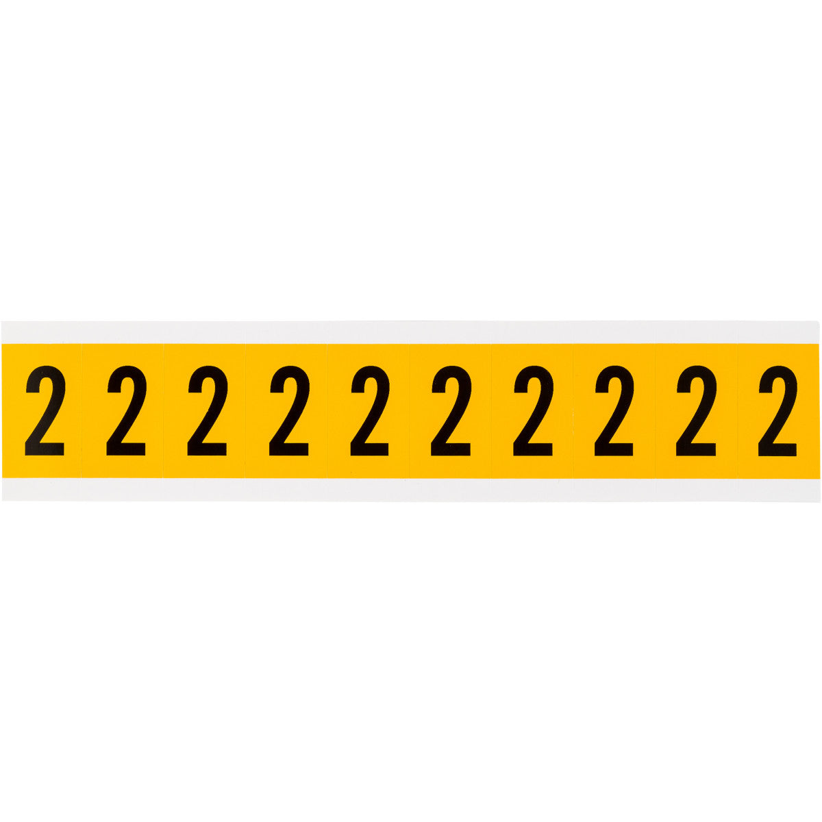 Brady 1530-2 Identical numbers and letters on one card for indoor and outdoor use 015302