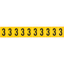 Brady 1530-3 Identical numbers and letters on one card for indoor and outdoor use 015303