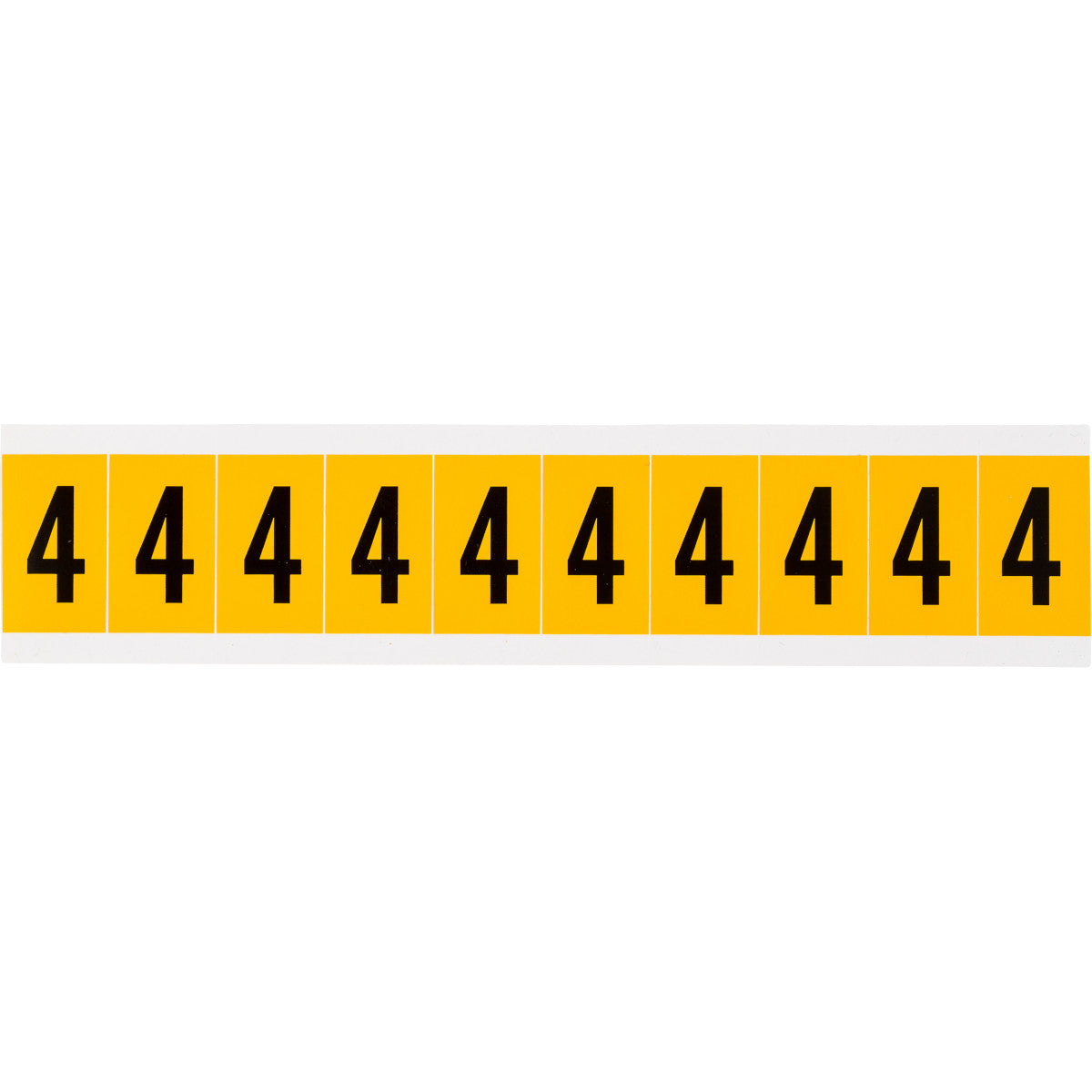 Brady 1530-4 Identical numbers and letters on one card for indoor and outdoor use 015304