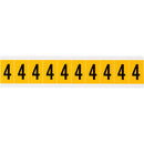 Brady 1530-4 Identical numbers and letters on one card for indoor and outdoor use 015304