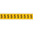 Brady 1530-5 Identical numbers and letters on one card for indoor and outdoor use 015305
