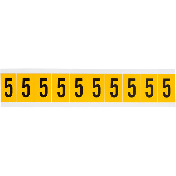 Brady 1530-5 Identical numbers and letters on one card for indoor and outdoor use 015305