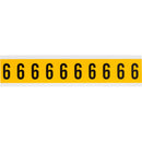 Brady 1530-6 Identical numbers and letters on one card for indoor and outdoor use 015306
