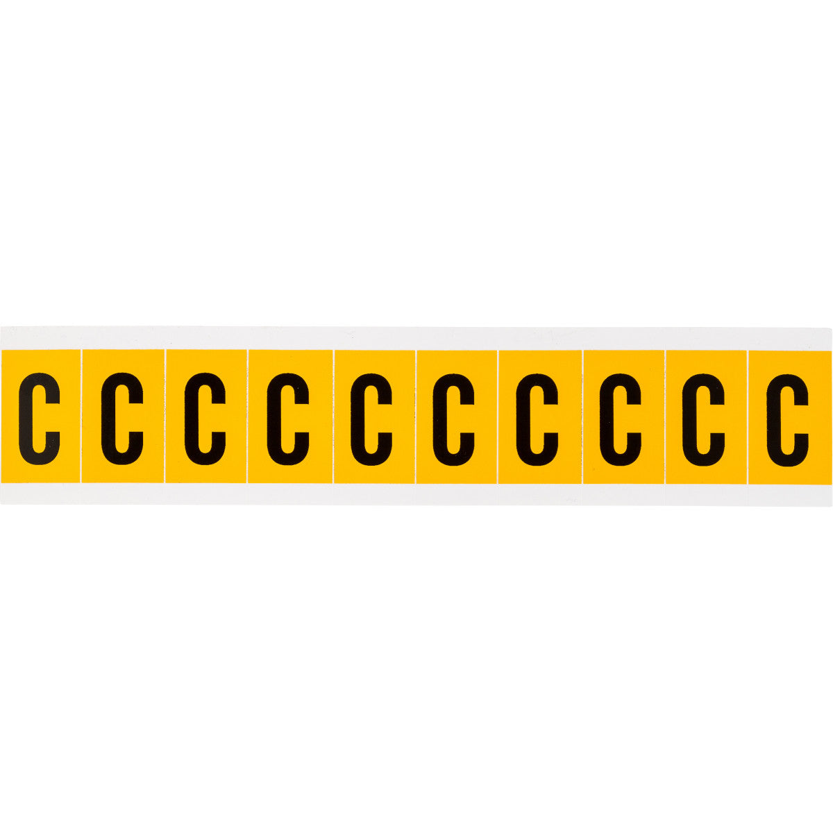 Brady 1530-C Identical numbers and letters on one card for indoor and outdoor use 015312