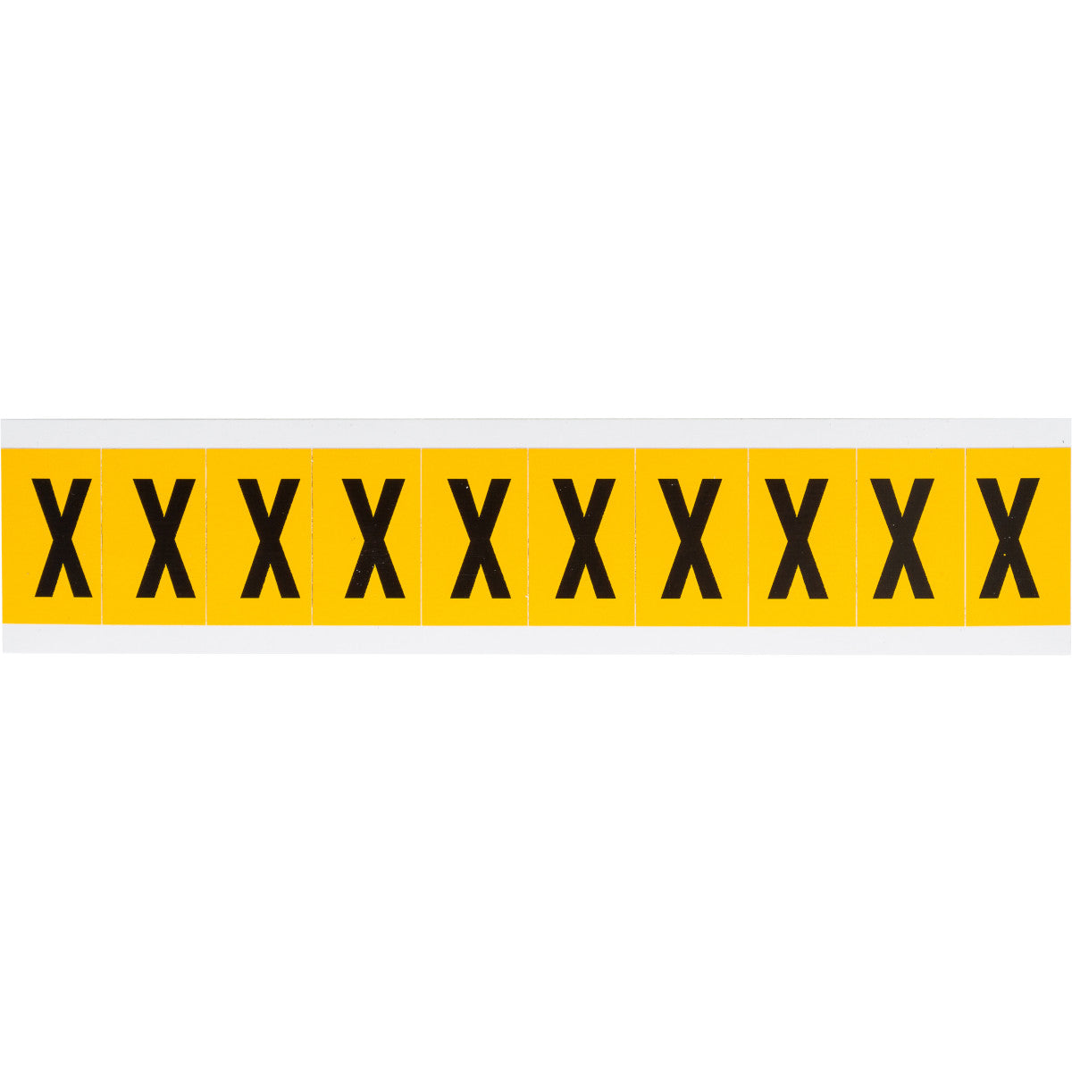 Brady 1530-X Identical numbers and letters on one card for indoor and outdoor use 015333