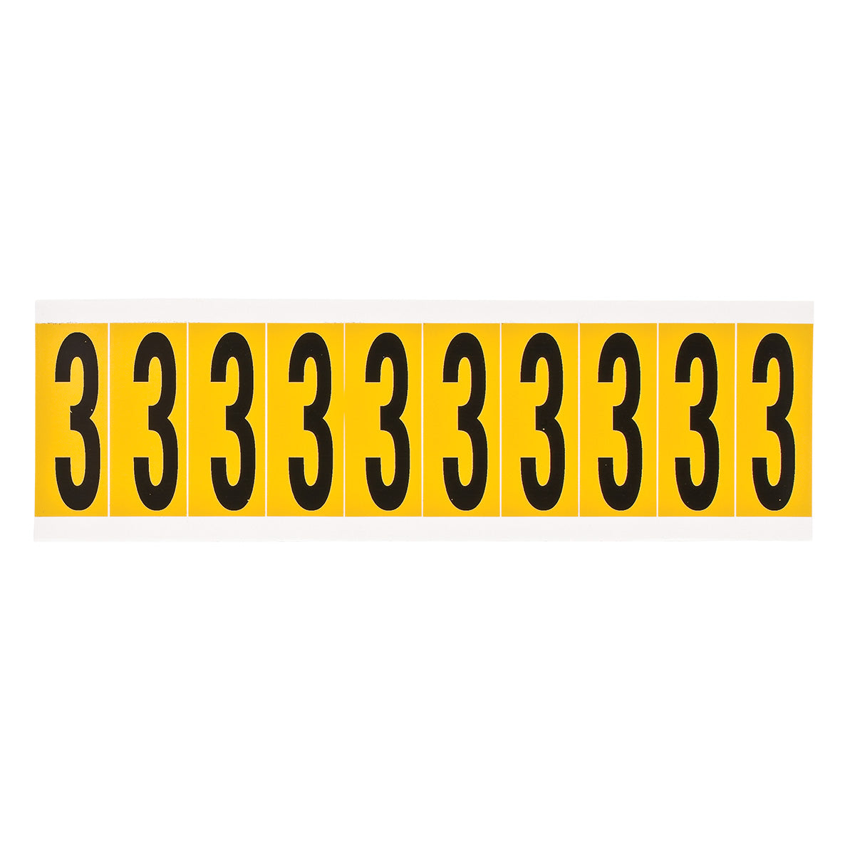 Brady 1534-3 Identical numbers and letters on one card for indoor and outdoor use 015343