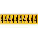 Brady 1534-4 Identical numbers and letters on one card for indoor and outdoor use 015344