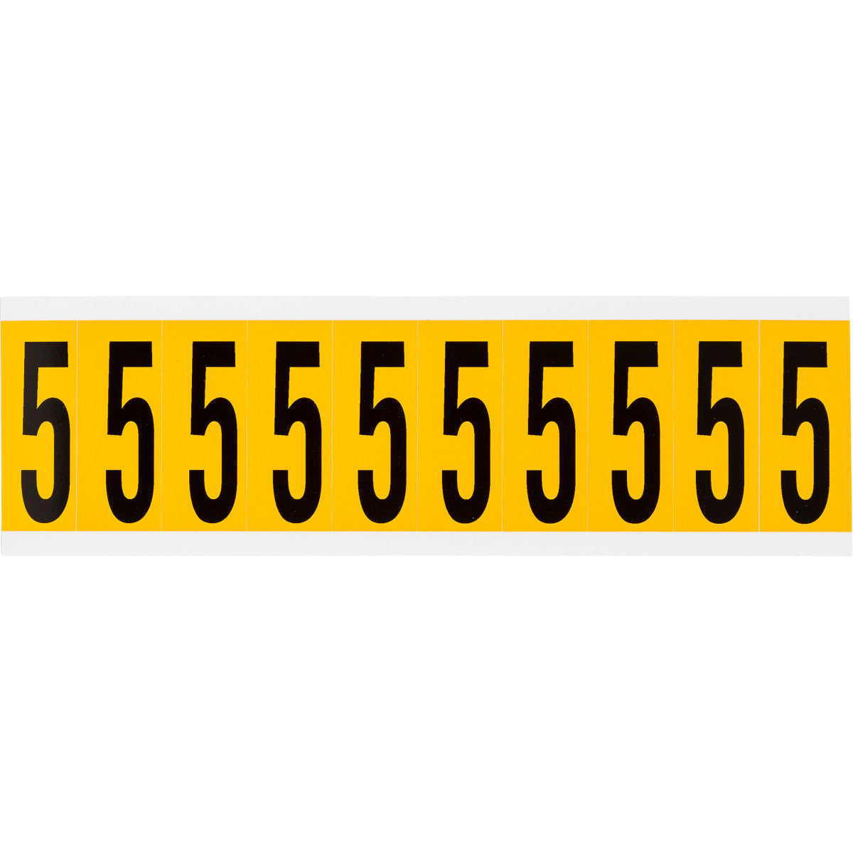 Brady 1534-5 Identical numbers and letters on one card for indoor and outdoor use 015345