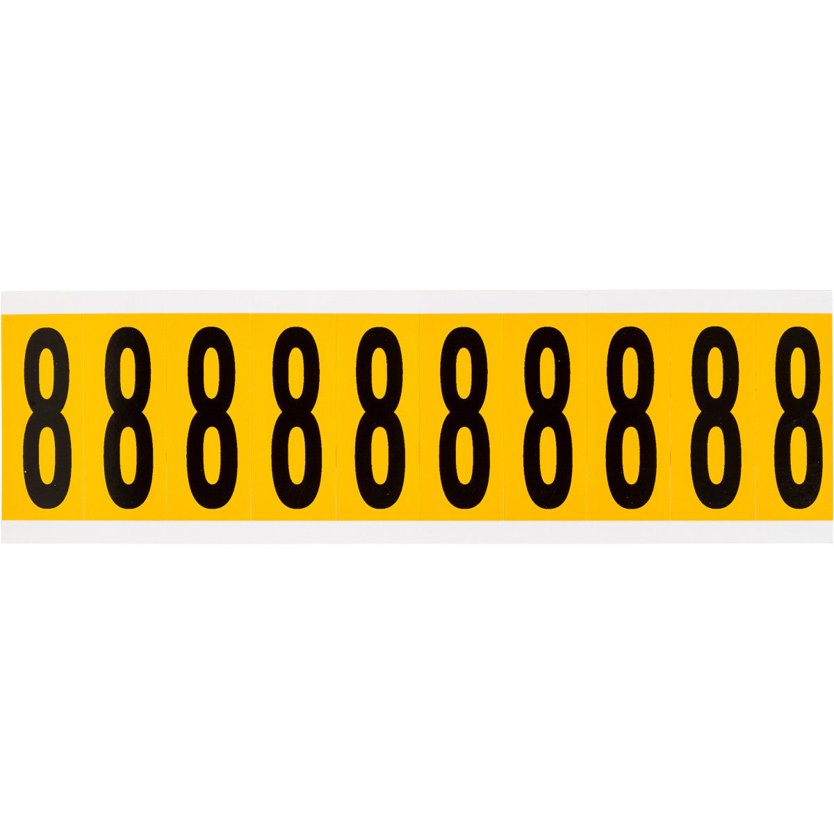 Brady 1534-8 Identical numbers and letters on one card for indoor and outdoor use 015348