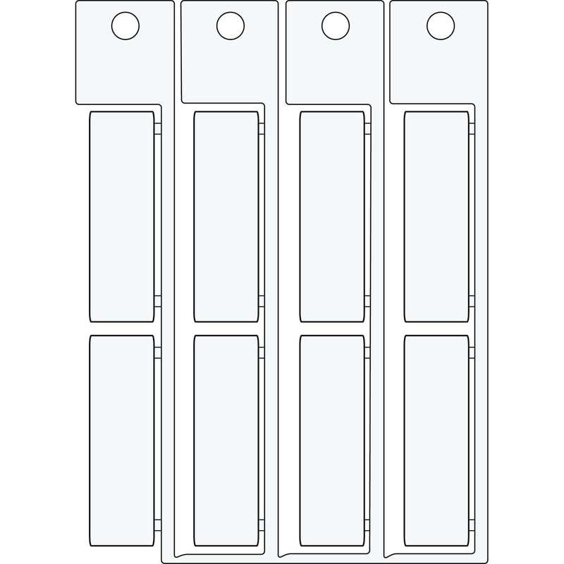 Brady ADHESIVE TAG 15X49 WHITE Electrical Component Tags with Adhesive - 15mm x 49mm, Single 1549AD