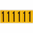 Brady 1550-1 Identical numbers and letters on one card for indoor and outdoor use 044046