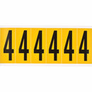 Brady 1550-4 Identical numbers and letters on one card for indoor and outdoor use 044049
