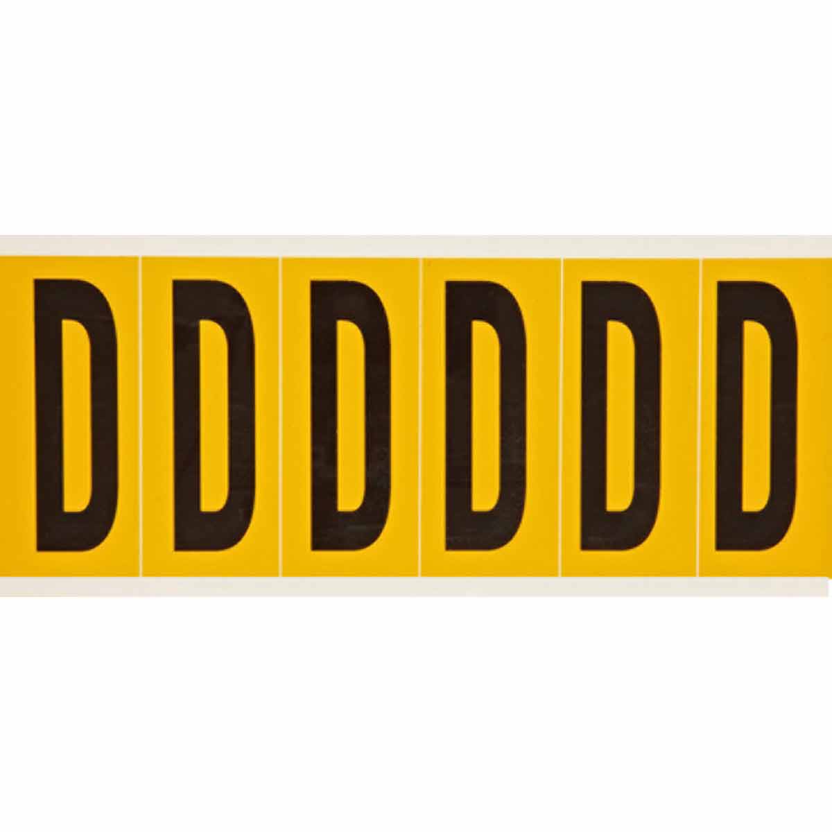 Brady 1550-D Identical numbers and letters on one card for indoor and outdoor use 044058