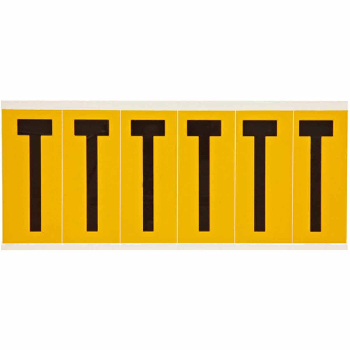 Brady 1550-T Identical numbers and letters on one card for indoor and outdoor use 044074