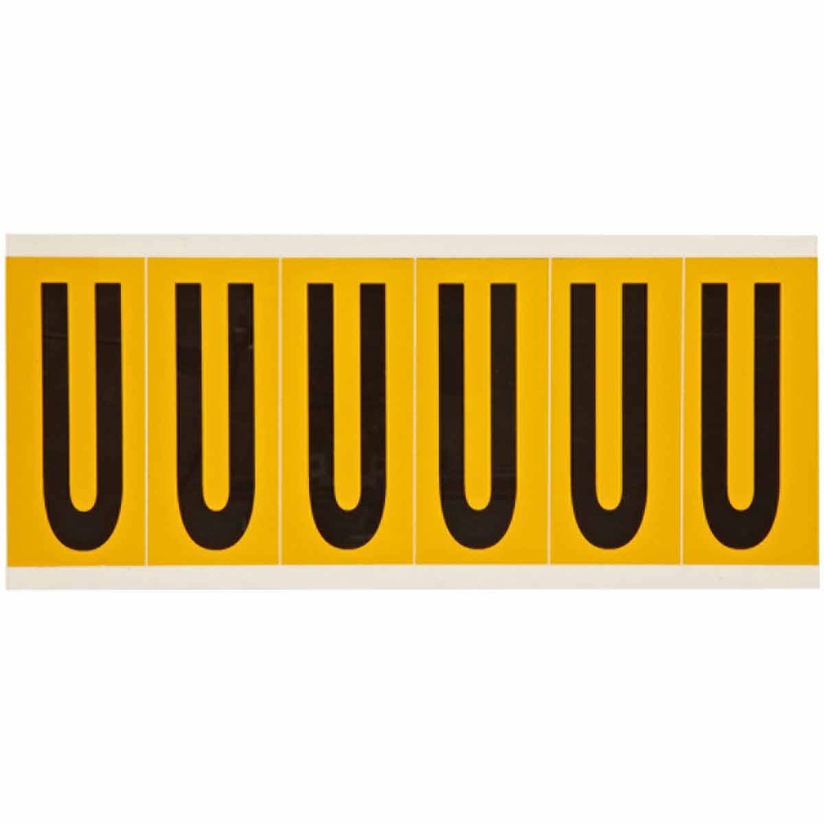 Brady 1550-U Identical numbers and letters on one card for indoor and outdoor use 044075
