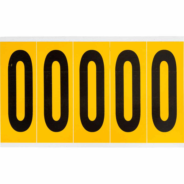 Brady 1560-0 Identical numbers and letters on one card for indoor and outdoor use 097090