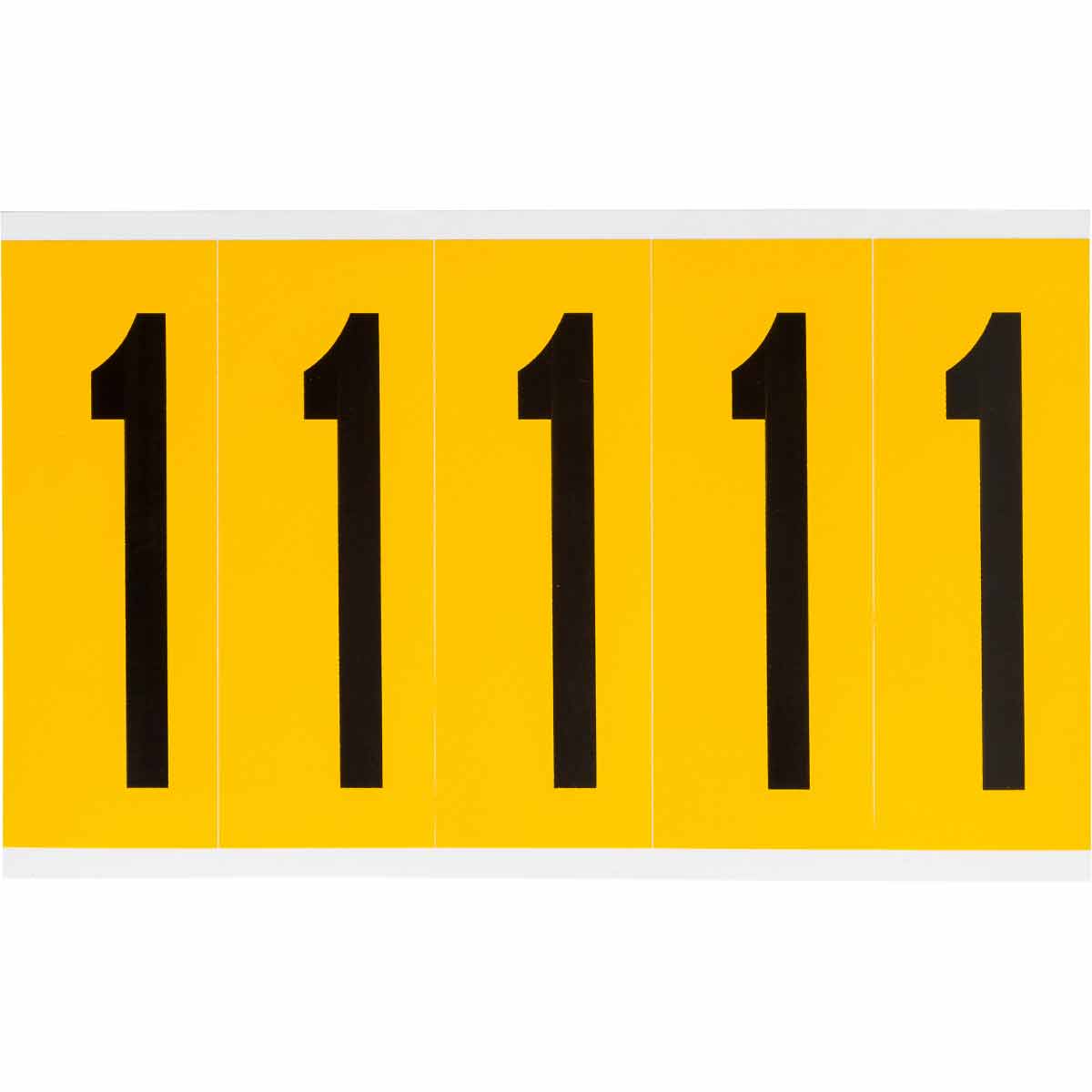 Brady 1560-1 Identical numbers and letters on one card for indoor and outdoor use 097091