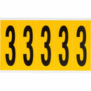 Brady 1560-3 Identical numbers and letters on one card for indoor and outdoor use 097093