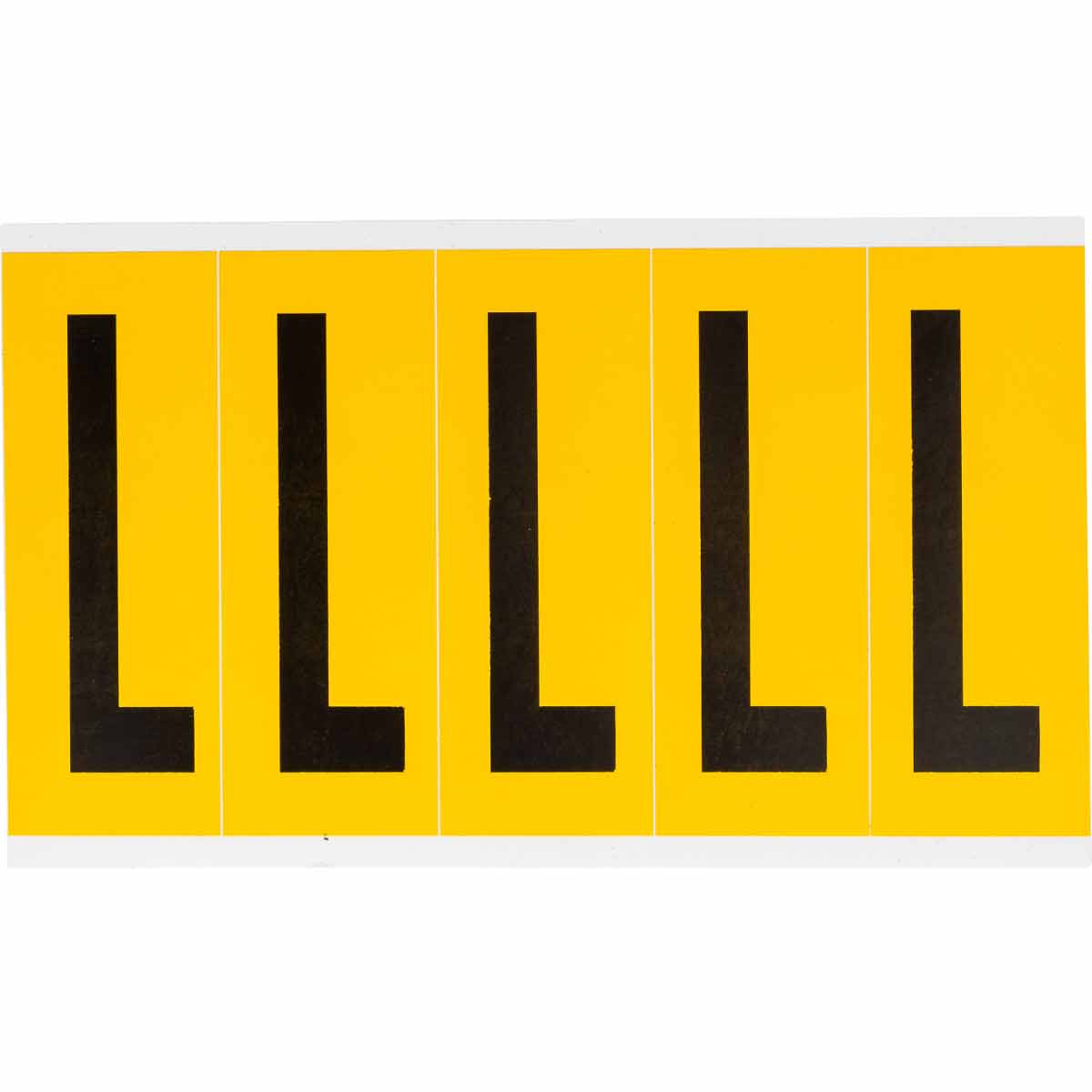 Brady 1560-L Identical numbers and letters on one card for indoor and outdoor use 097111