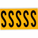 Brady 1560-S Identical numbers and letters on one card for indoor and outdoor use 097118