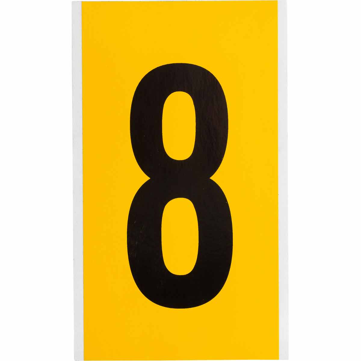 Brady 1570-8 Identical numbers and letters on one card for indoor and outdoor use 097568