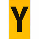 Brady 1570-Y Identical numbers and letters on one card for indoor and outdoor use 097594