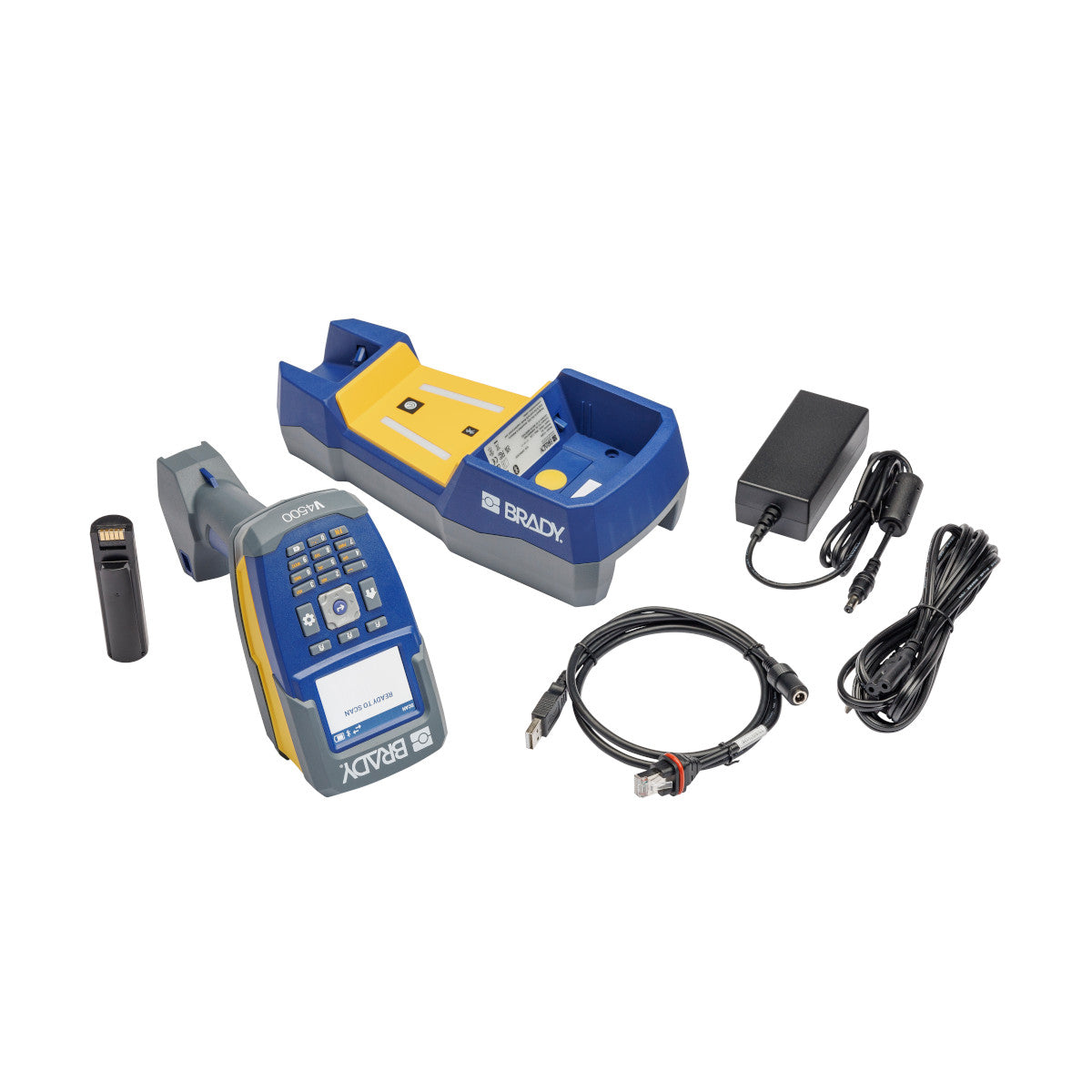 Brady Barcode Reader Kit BR-V4500-KIT-UK Wireless Bluetooth Scanner 322620