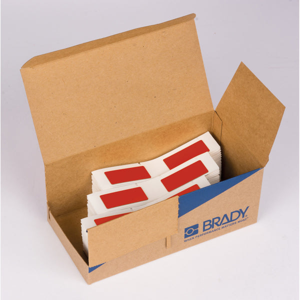 Brady M61EP-06-7593-RD Engraved Plate Replacement Labels For M611 And Bmp61 197135