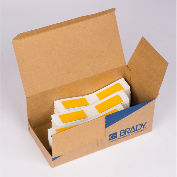 Brady M61EP-06-7593-YL Engraved Plate Replacement Labels For M611 And Bmp61 197136