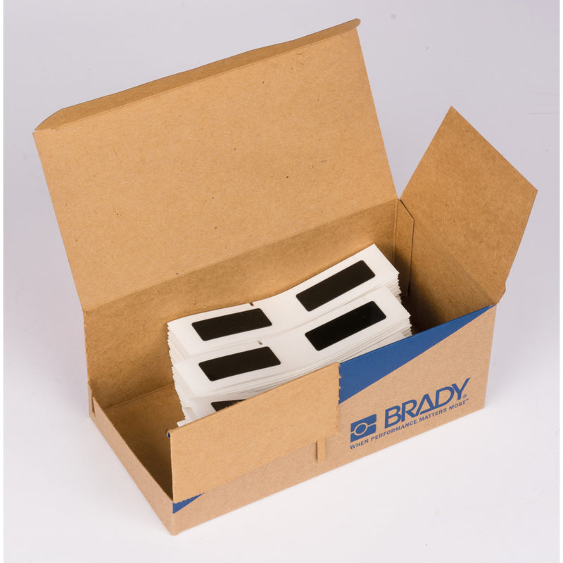 Brady M61EP-08-7593-BK Engraved Plate Replacement Labels For M611 And Bmp61 197137