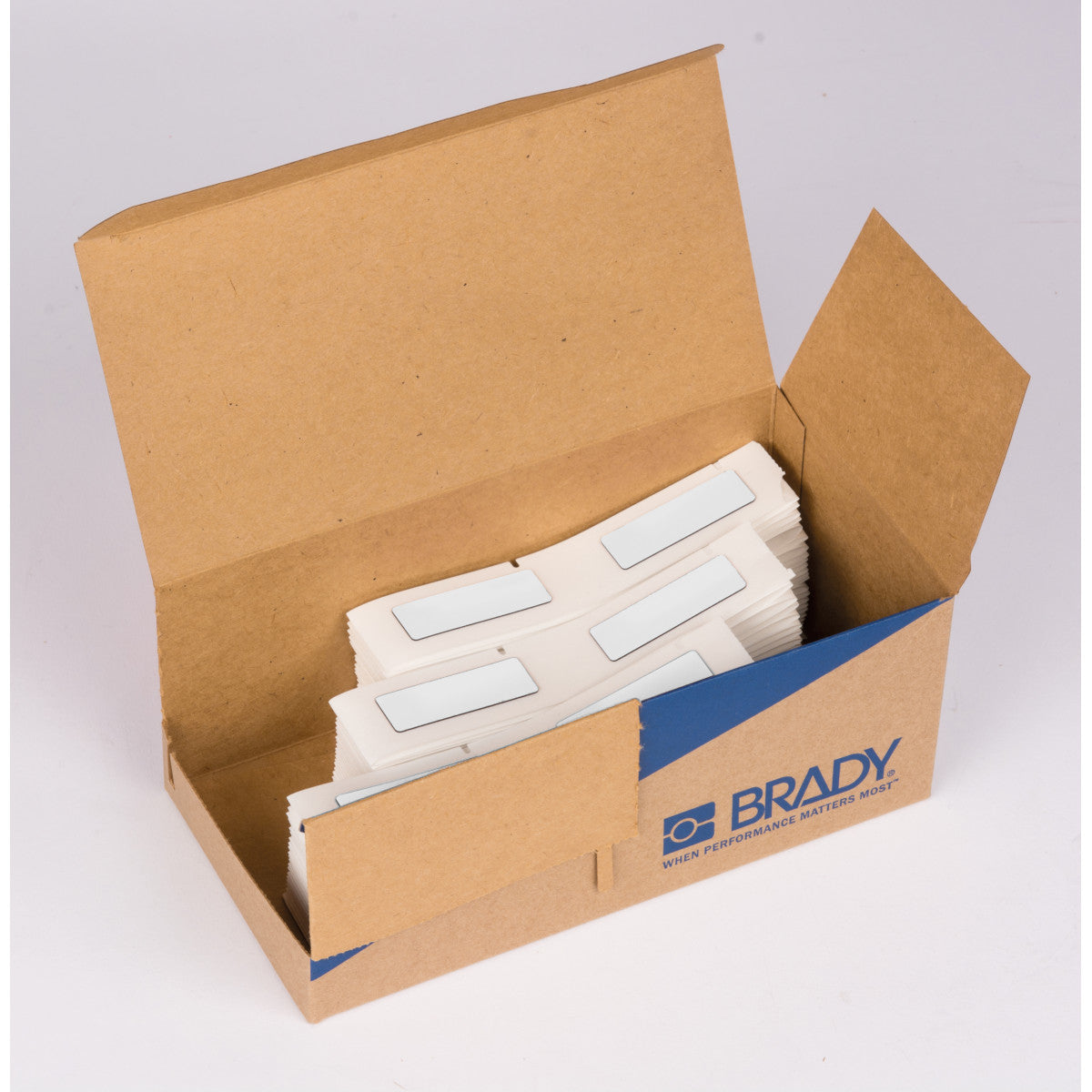 Brady M61EP-08-7593-WT Engraved Plate Replacement Labels For M611 And Bmp61 197139