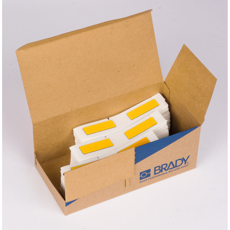 Brady M61EP-08-7593-YL Engraved Plate Replacement Labels For M611 And Bmp61 197140