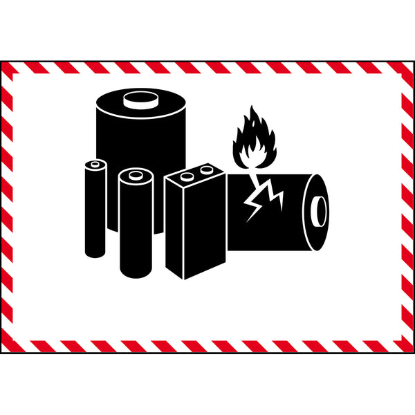 Brady T/Adr-Lbm/Nt/Pe/105X74/10 Transport Sign - ADR-LBM 198504