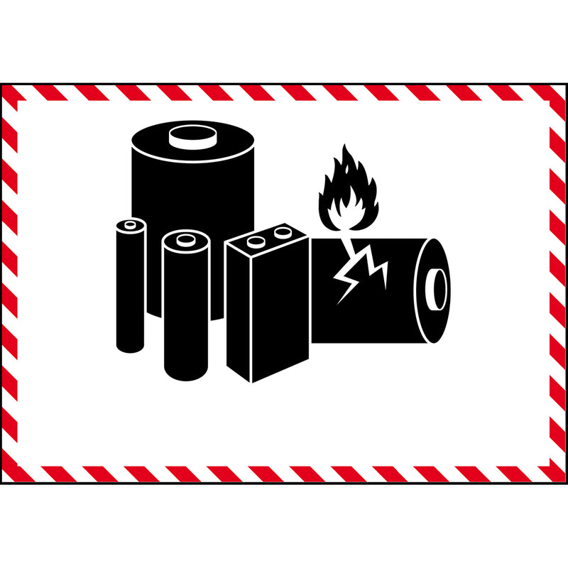 Brady T/Adr-Lbm/Nt/Pe/105X74/10 Transport Sign - ADR-LBM 198504