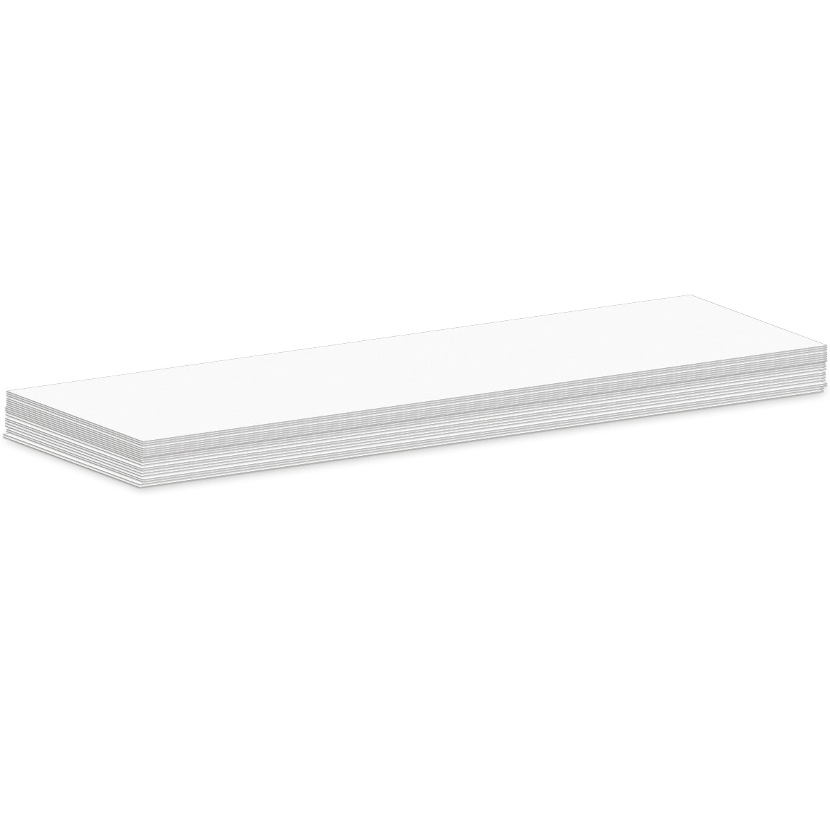 Brady CARDBOARD CARD FOR SML POUCH WHT 50X128 Cardboard Inserts 224057