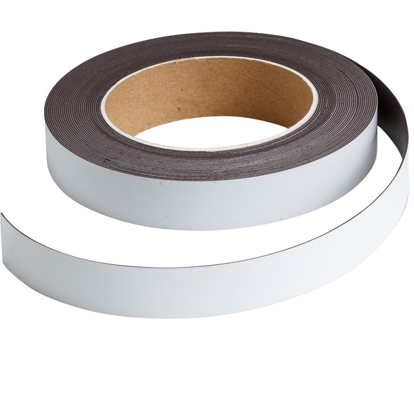 Brady MAGNETIC TAPE B-859 WHITE 25MMX10M Blank Magnetic Strips 225172