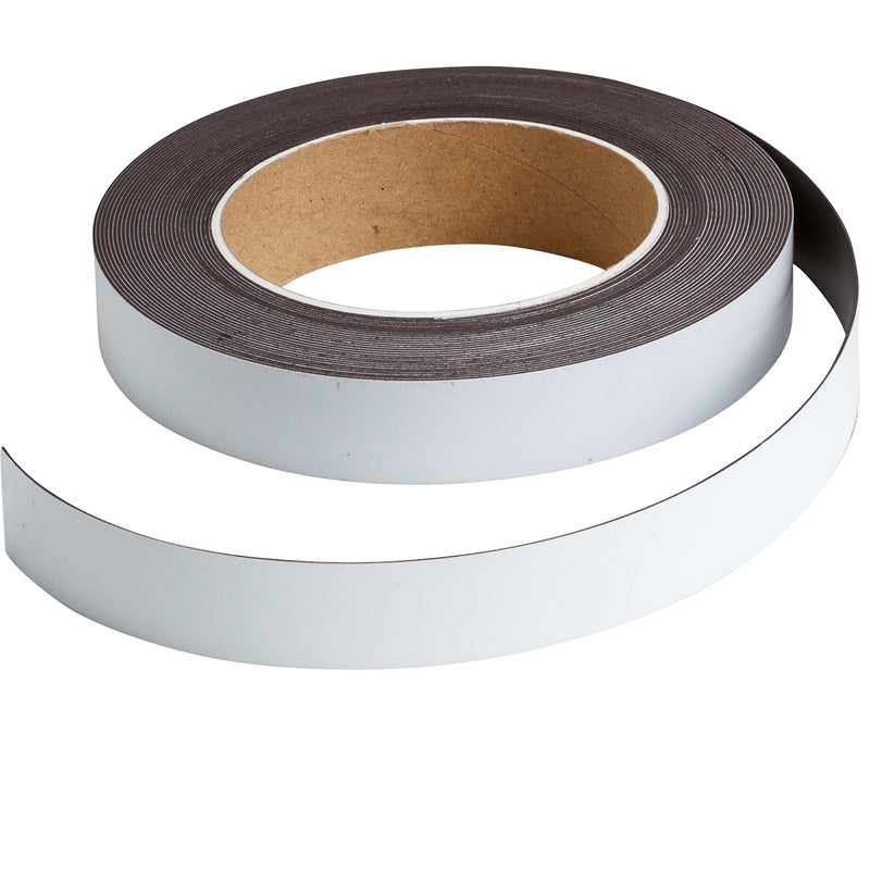 Brady MAGN TAPE WRITE ON/WIPE WH 25MMX10M Magnetic strips write-on/wipe-off on roll 225179