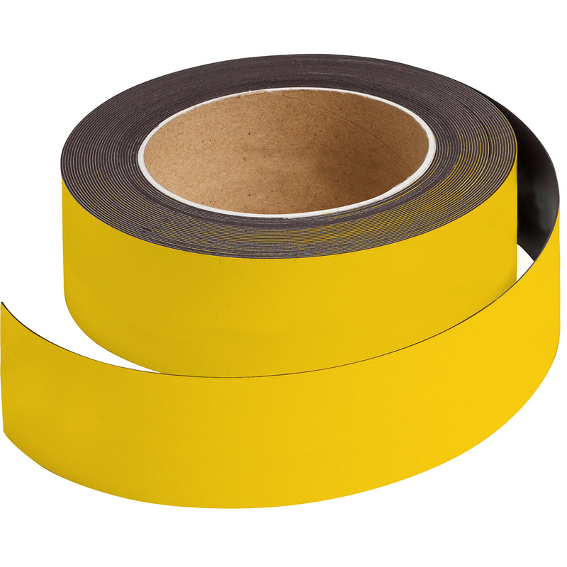 Brady MAGN TAPE WRITE ON/WIPE YL 50MMX10M Magnetic strips write-on/wipe-off on roll 225180