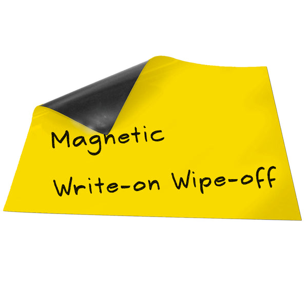 Brady MAGNETIC WRITE ON/WIPE OFF A4 SHEET YL Magnetic write-on/wipe-off A4 sheet 225183