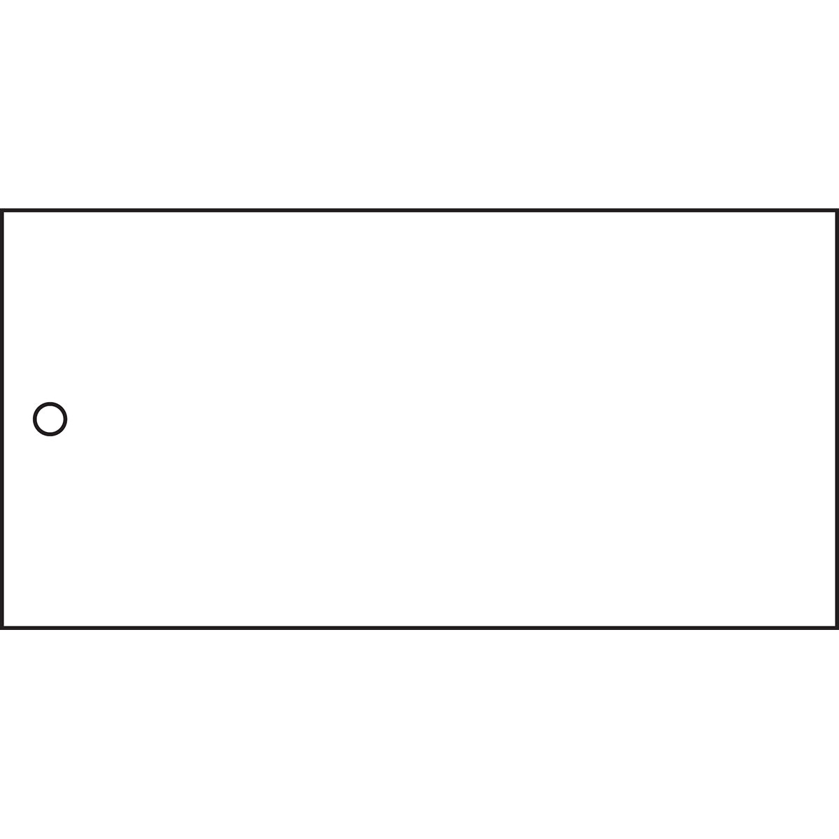 Brady Tag-F-Blanco Wit-75X150mm Quality & Material Control Tags 230390