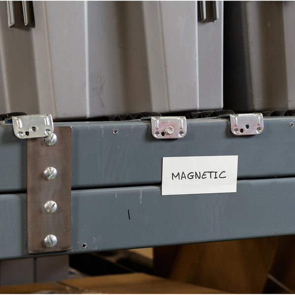 Brady BLANK MAGNETIC LABELS B-859 38.5X70MM Blank Write-on Magnetic Labels 234969