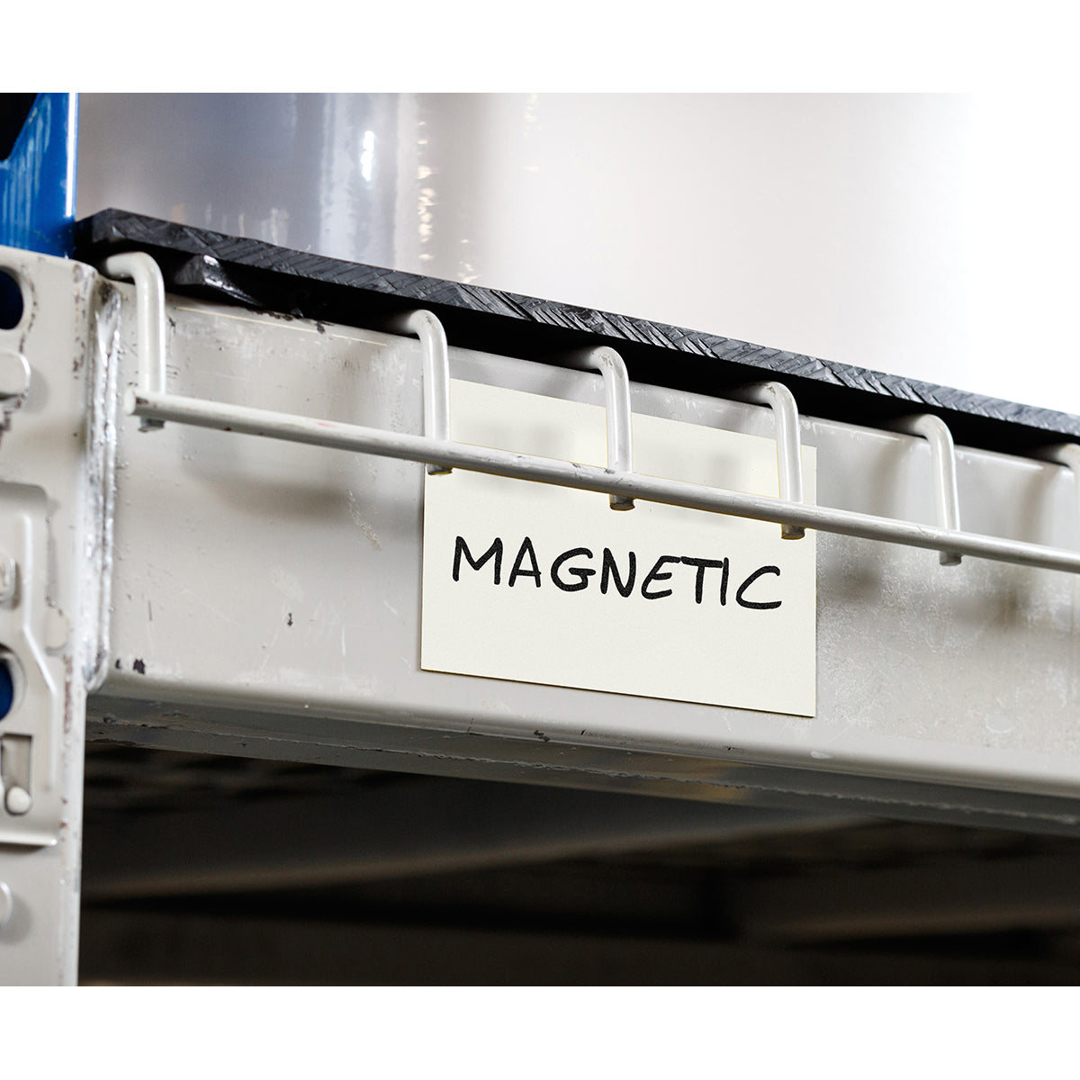 Brady BLANK MAGNETIC LABELS B-859 77X108MM Blank Write-on Magnetic Labels 234978