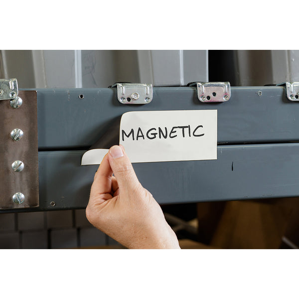 Brady BLANK MAGNETIC LABELS B-859 77X312MM Blank Write-on Magnetic Labels 234980