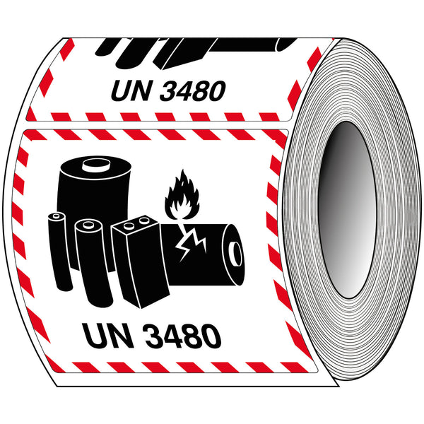 Brady T/Adm-Lbm-Un3480-120X110-1000 Packaging Labels - Lithium-ion - UN 3480 237811