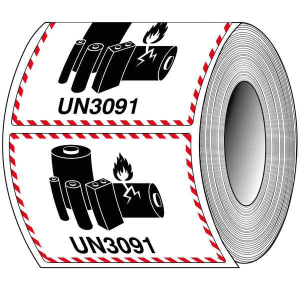 Brady T/Adm-Lbm-Un3091-105X74-1000 Packaging Labels - Lithium--metal - UN 3091 237819