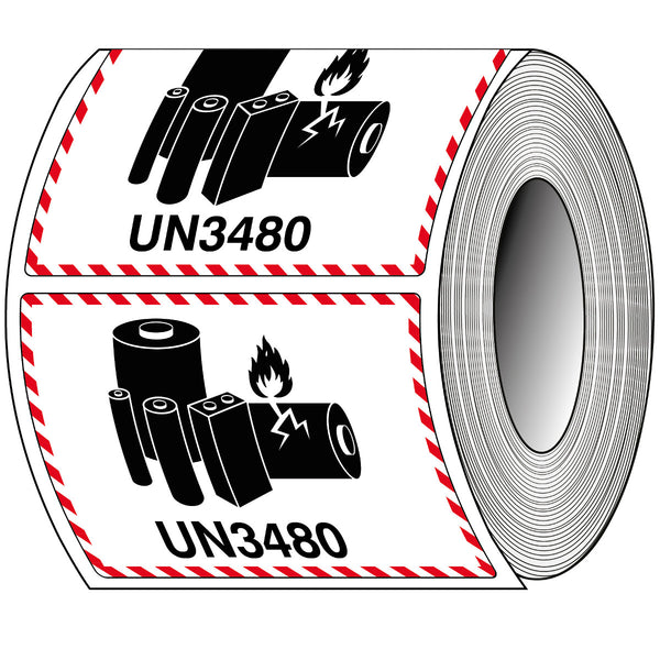 Brady T/Adm-Lbm-Un3480-105X74-1000Custom Packaging Labels - Custom Lithium-ion 237821