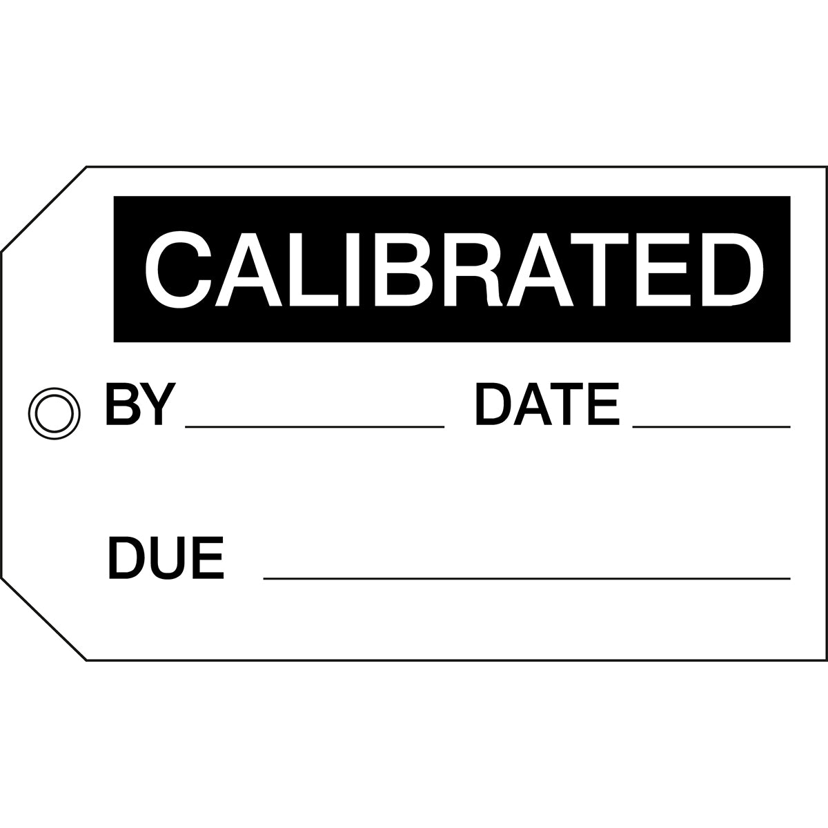 Brady Tag-E Calibrated-75X150mm Quality & Material Control Tags - Calibrated 256513