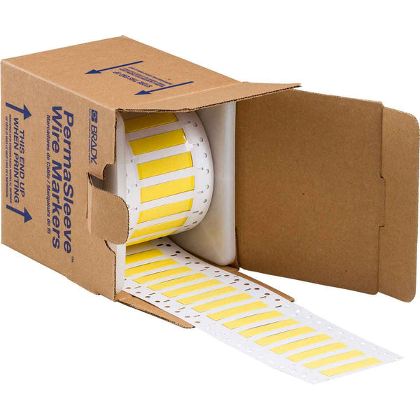 Brady HX-250-150-YL-S PermaSleeve Wire Marking Sleeves 117726